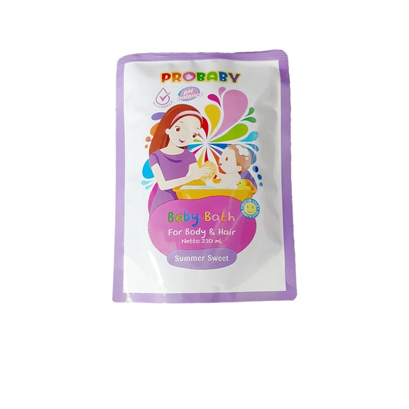 PROBABY BATH POUCH 230ML (REFILL)