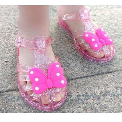 Jellybow Sandal Fashion Import Formal Kasual Anak Perempuan Ukuran 24-30 Usia 2-6 Thn TOP PRODUK - live pagi siang malam