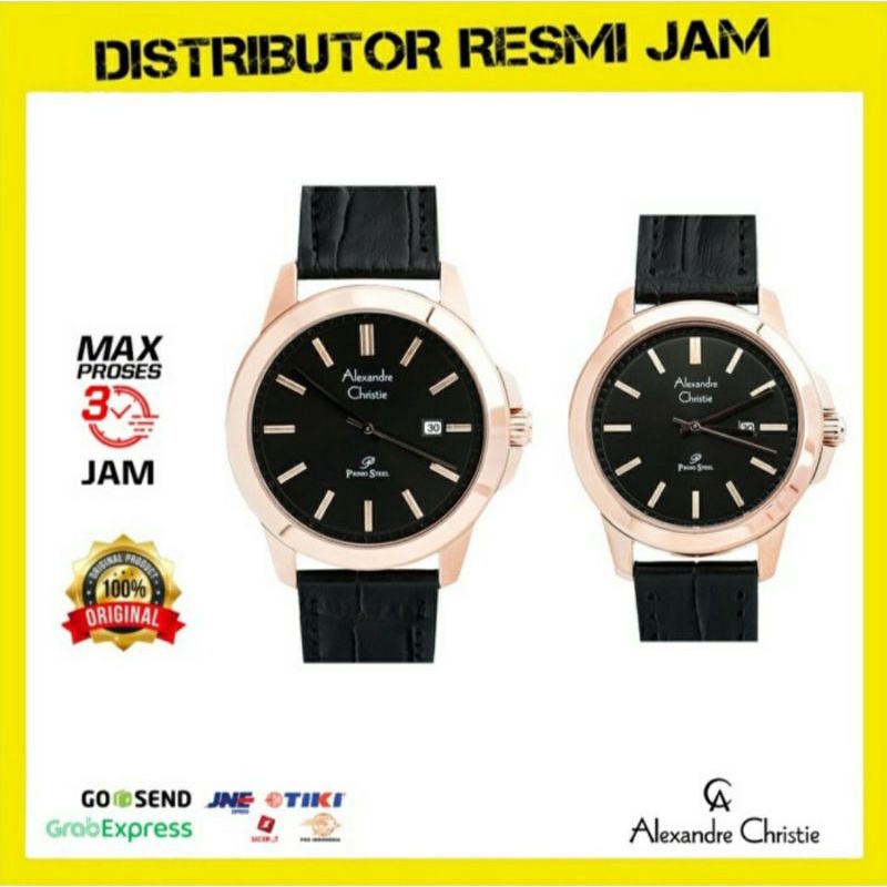 ALEXANDER CHRISTIE AC 1017 SEPASANG ROSE GOLD