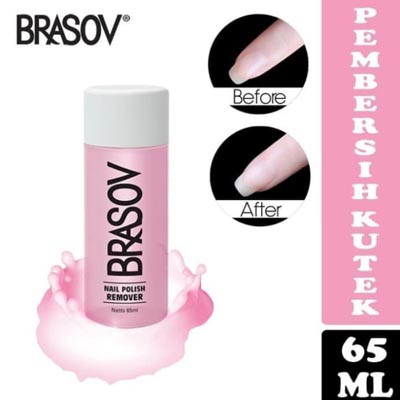 BRASOV Pembersih Cat Kuku 65 ML Penghapus Kutek Nail Polish Remover Kutex