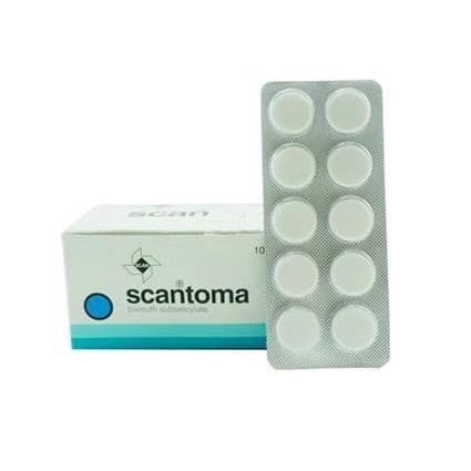 ✅Promo ⚡pesial❤ SCANTOMA - BISMUTH SUBSALICYLATE 375 MG - STRIP 10 TABLET