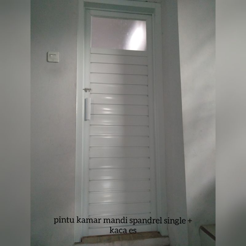 pintu kamar mandi full alumunium kusen 3 inch