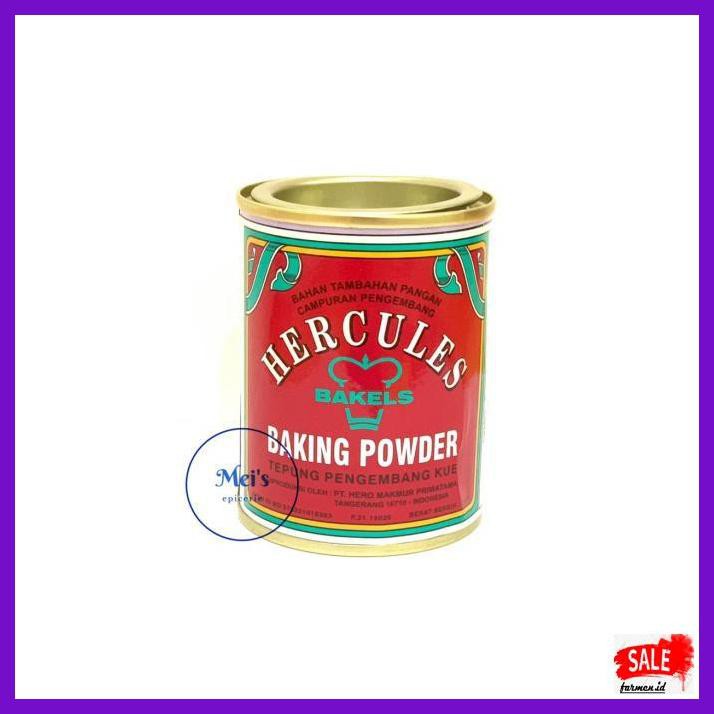 

DERPOWBAKING- HERCULES DOUBLE ACTING BAKING POWDER 110G KALENG 110 -ASLIII.