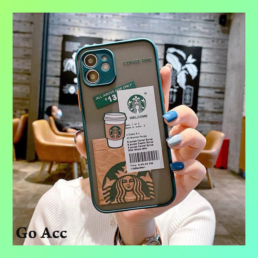 Softcase Unik Coffee Starbucks Iphone 6 7/8 6+/6s+ 7+/8+ X Xs Max 11 12 Pro Max 13 Pro Max