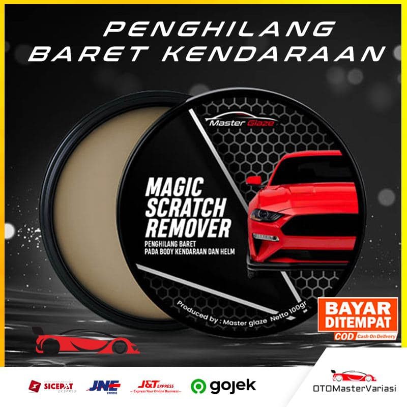 Compound Mobil Penghilang Baret Goresan Cat Body Mobil Motor Sepeda Helm Pengkilap Body Kompon Poles
