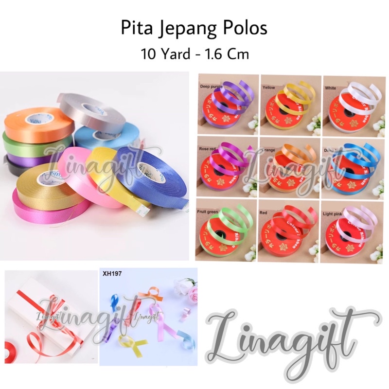 ( Rol 10 Yard ) PITA JEPANG LIS EMAS 3/8 INCH/PITA KADO 1CM CURLY RIBBON PLASTIC PITA KADO HIASAN PARCEL HAMPERS SOUVENIR GOODIE BAG - DEKORASI RUANGAN PESTA