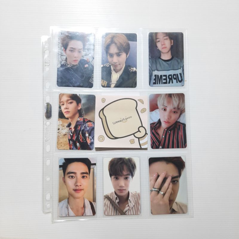 Official Photocard EXO Andante Don't Mess Up My Tempo Full Member Xiumin Suho Baekhyin Chen Chanyeol