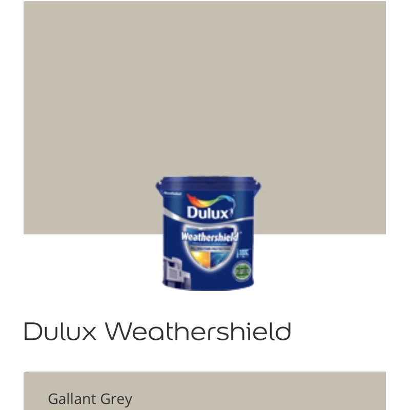 DULUX WEATHERSHIELD CAT EXTERIOR - 40545 Gallant grey 20L
