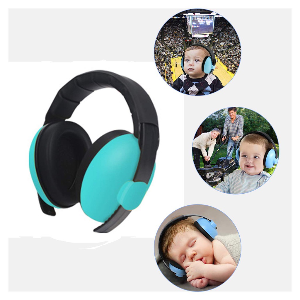 Baby Earmuff Noise Reduction Baby Anak Peredam Suara Bising Pesawat Penutup Telinga Bayi