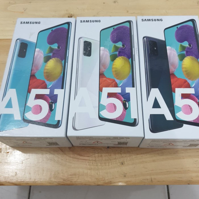 [ Hp / Handphone ] Samsung A51 Fullset Termurah Bekas / Second / Seken / 2Nd
