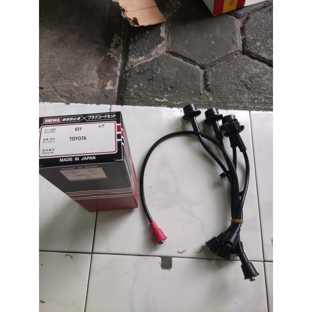 Kabel Busi Coil Set  mobil kijang 4K / 5K / 7K / grand super SEIWA Garansi Jepang Asli