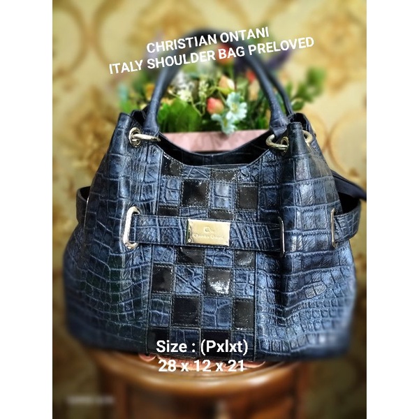 CHRISTIAN ONTANI ITALY SHOULDER BAG PRELOVED