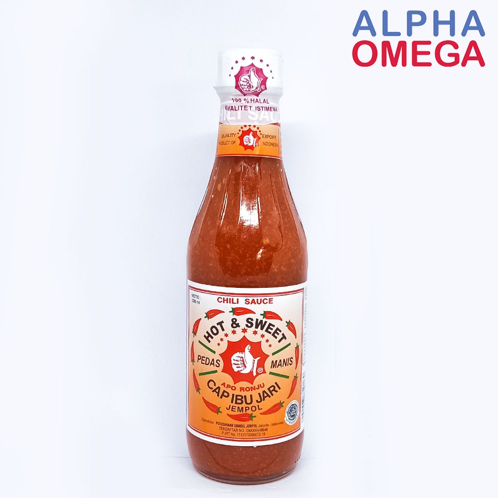 

SAMBAL HOT & SWEET CAP IBU JARI JEMPOL 320ml - SAUS SAMBEL