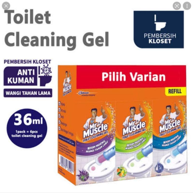 Mr Muscle toilet cleaning gel (Refill)