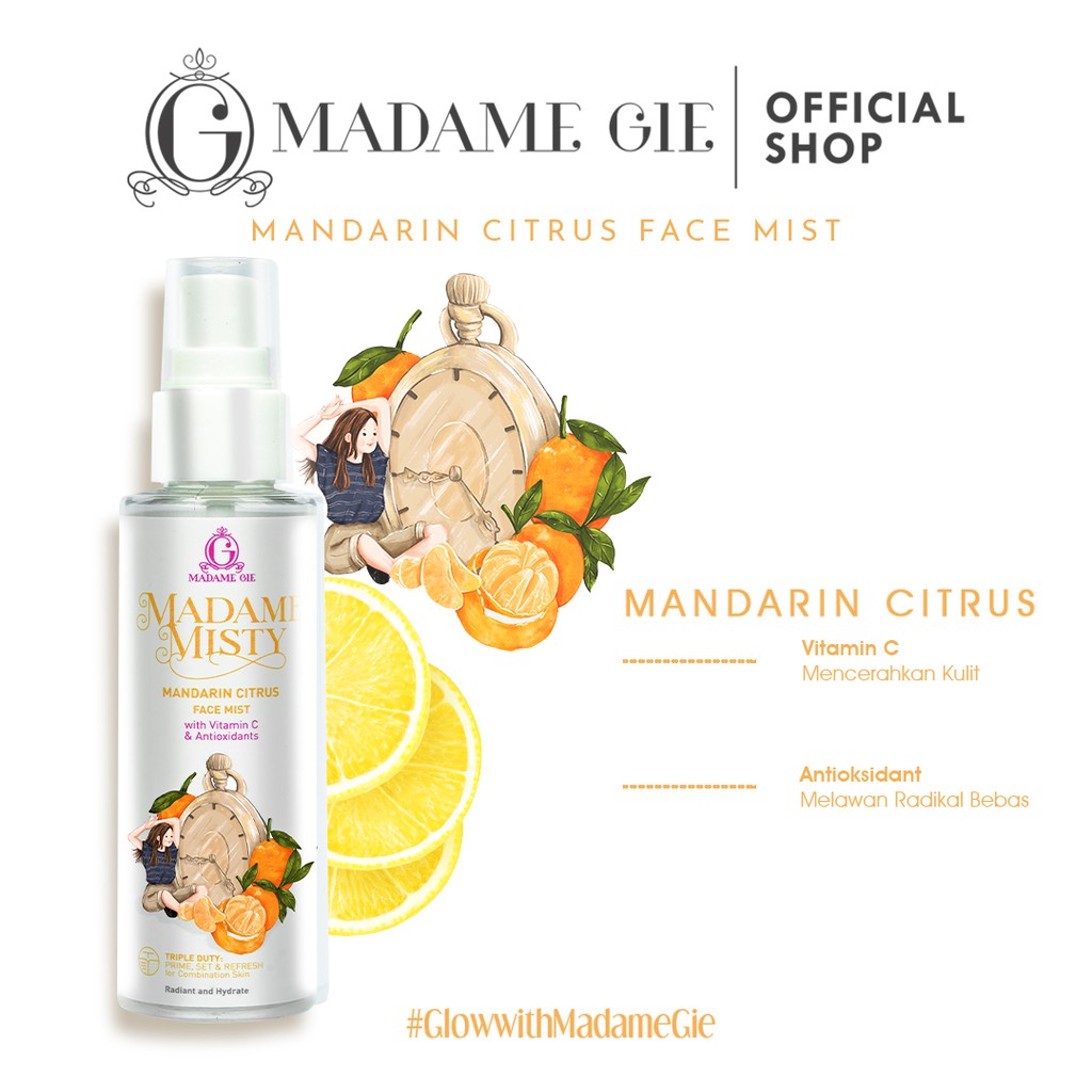 Madame Gie Madame Misty - MakeUp Face Mist Setting Spray-2