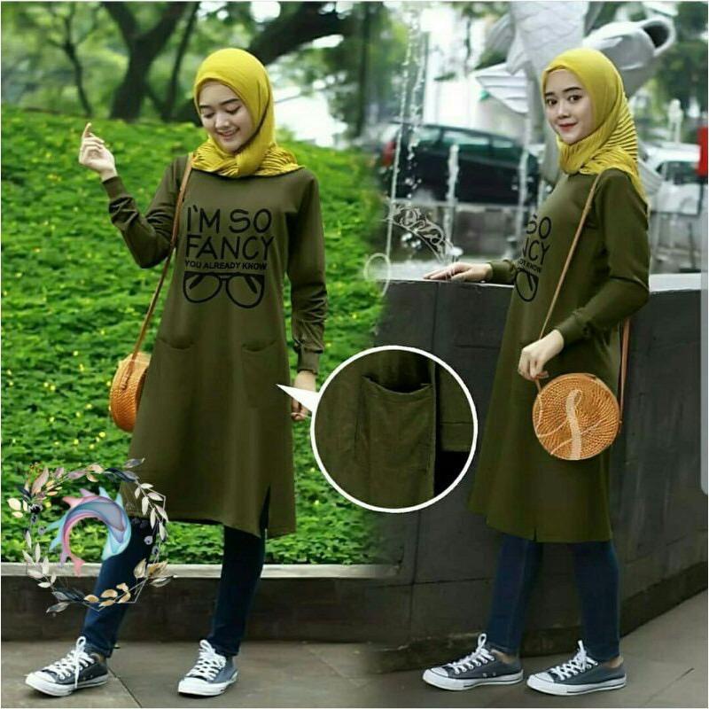 TUNIK FANCY FASHION / TUNIK MUSLIM / TUNIK FASHION / PAKAIAN WANITA / BAJU WANITA