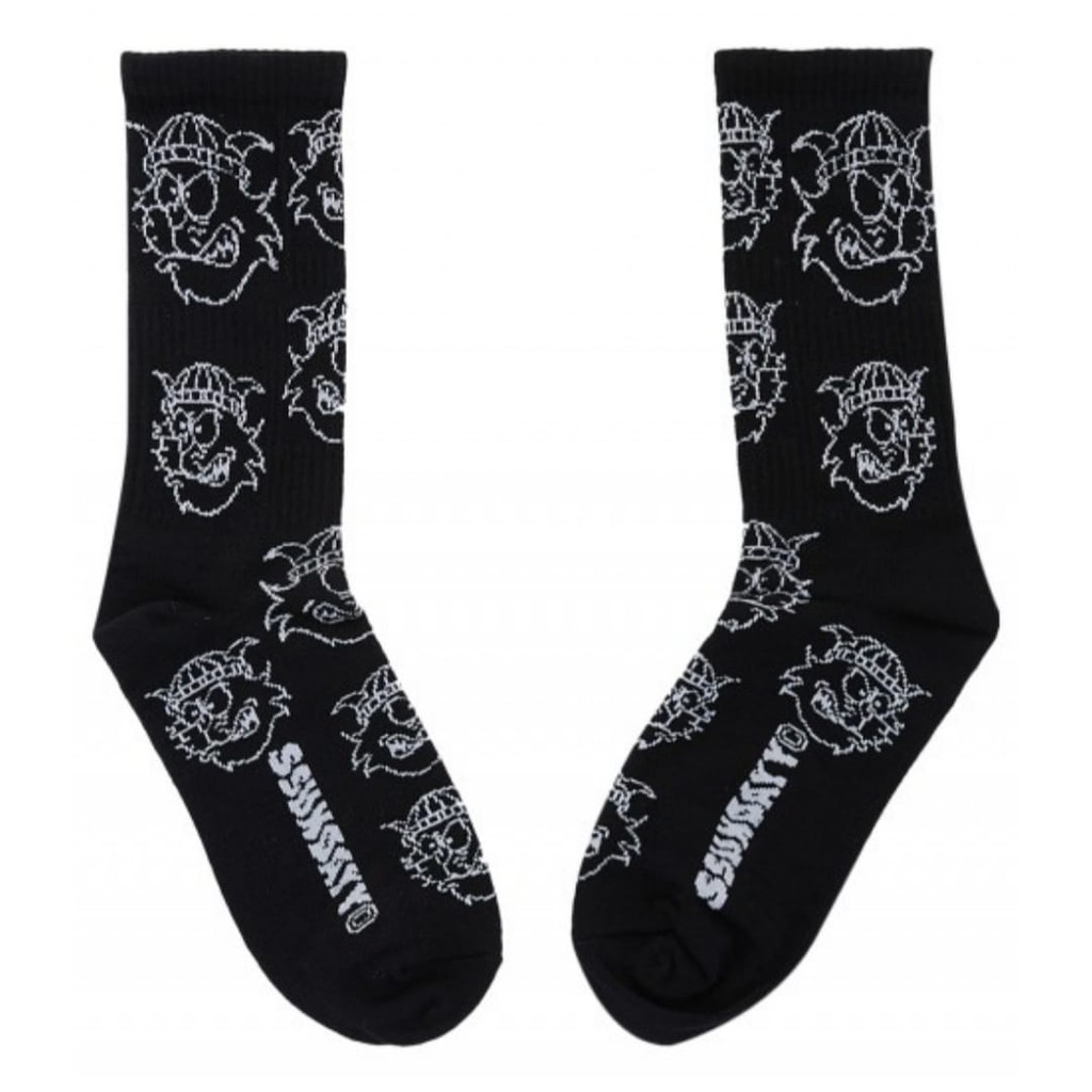 

SundaySundayCo - Kaos Kaki Pria - Cat Sock Black
