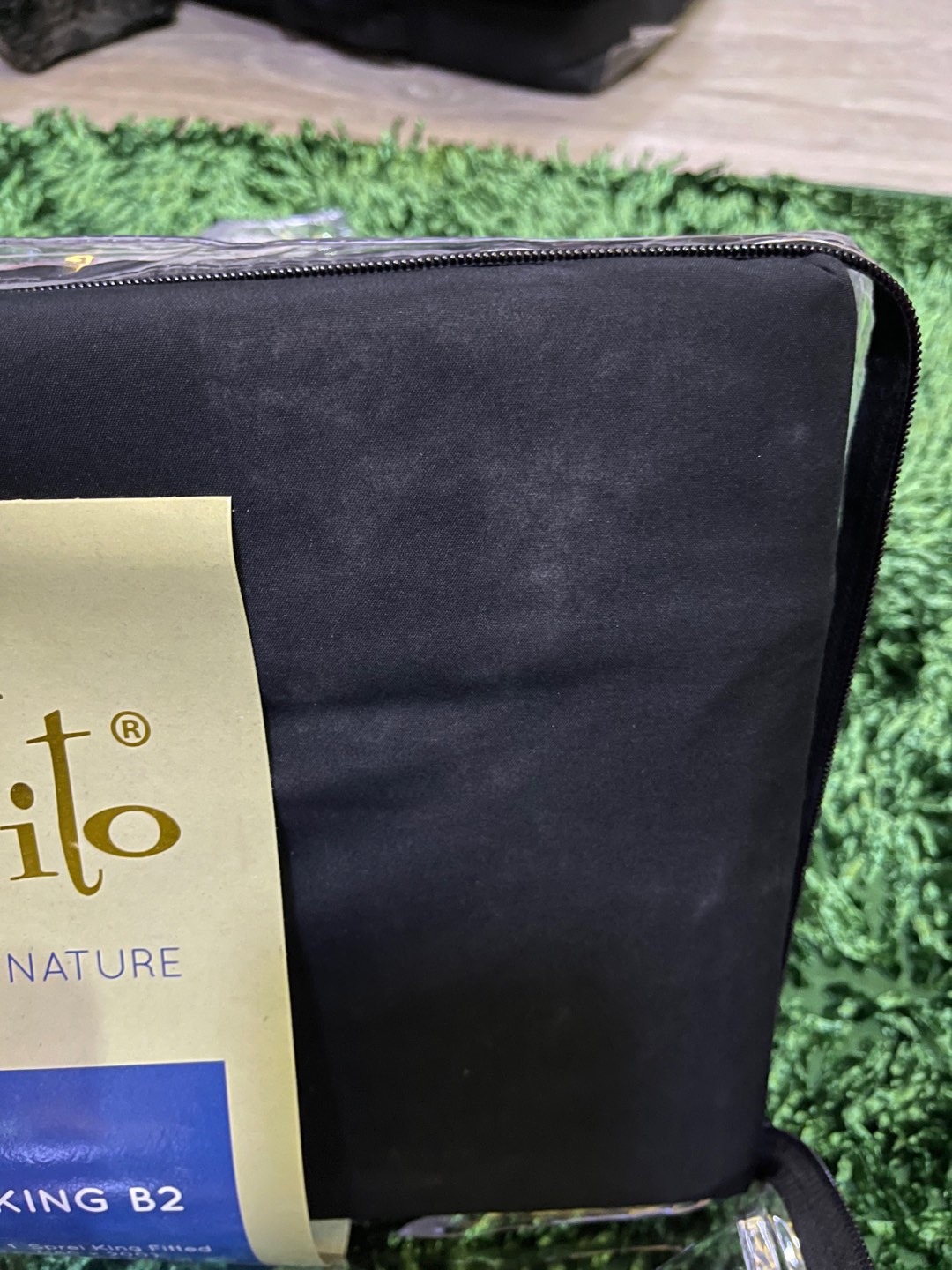 Ww Sprei Polos - Vito Signature - Hitam (black) - Pilihan Ukuran (king / Queen) - Tinggi 20cm