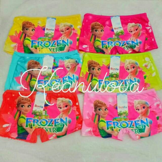 FREYA KIDS Boxer anak perempuan Art Karet Besar