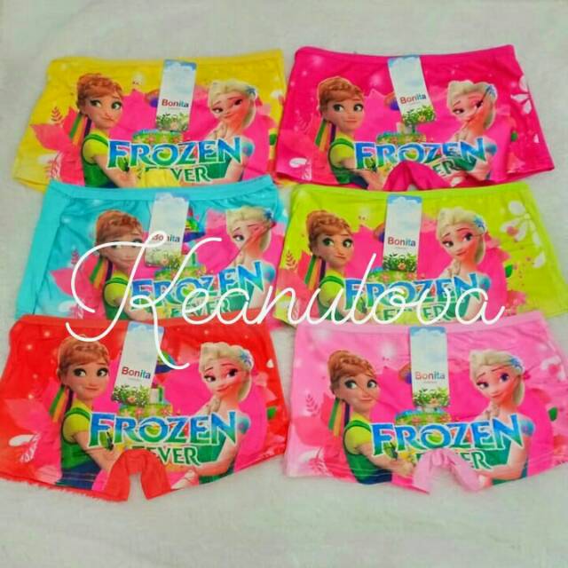 FREYA KIDS Boxer anak perempuan Art Karet Besar