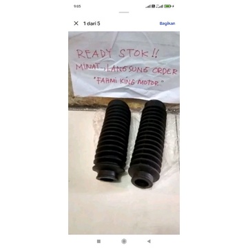 KARET SHOCK DEBU SPIRAL FOR BYSON NINJA 250 SCORPIO KLX250 HYOSUNG TRAIL DLL HARGA NETT MURAH