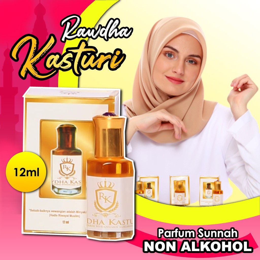 Rawdha Kasturi Minyak Kasturi Kijang Original Minyak Kasturi Asli - MInyak Wangi Pria Wanita