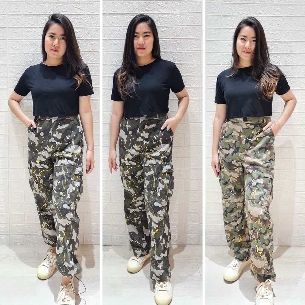 5595 army bleach jogger pants