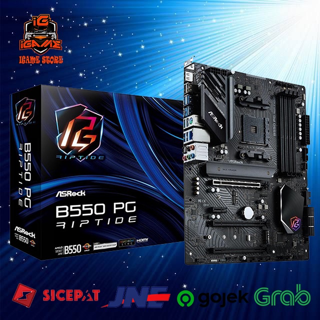 Motherboard Asrock B550 PG Riptide AMD Socket AM4 Ryzen Series TOP GAN