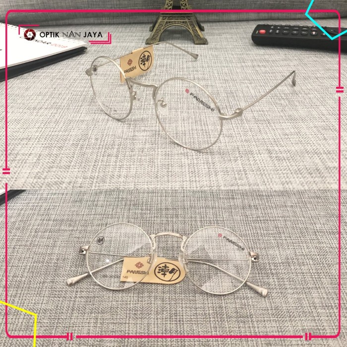 Kacamata Minus Pria - ( Gratis Lensa ) Frame Kacamata Minus Baca Pria Wanita Jianpai 8 Bulat