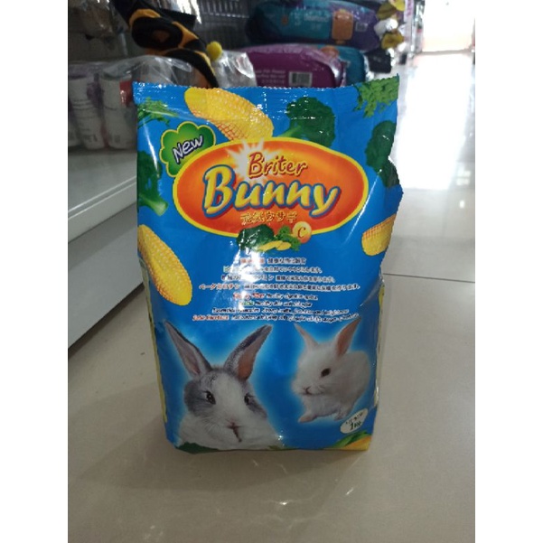 briter bunny 1kg makanan kelinci | pelet kelinci