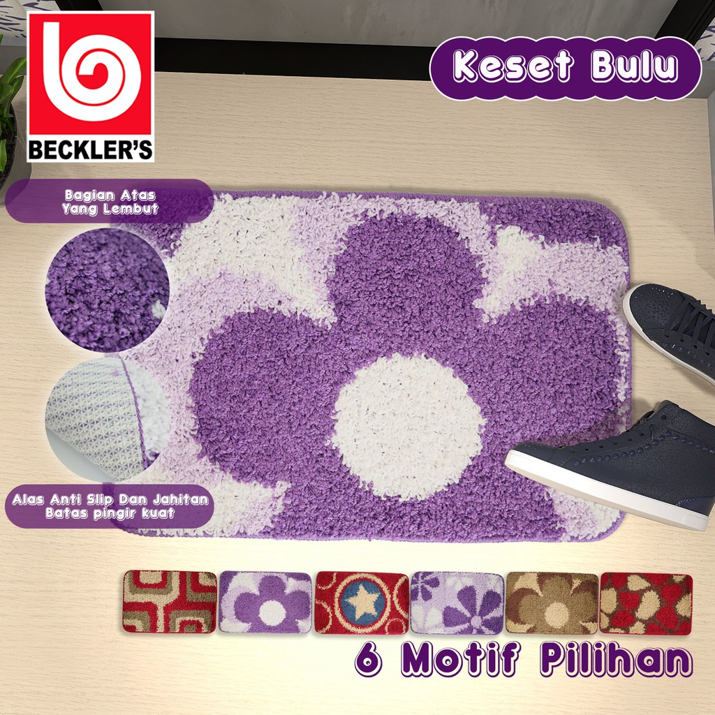 KESET RUMAH ANTISLIP BULU HALUS  / KESET KAMAR MANDI PREMIUM UK 40X60CM