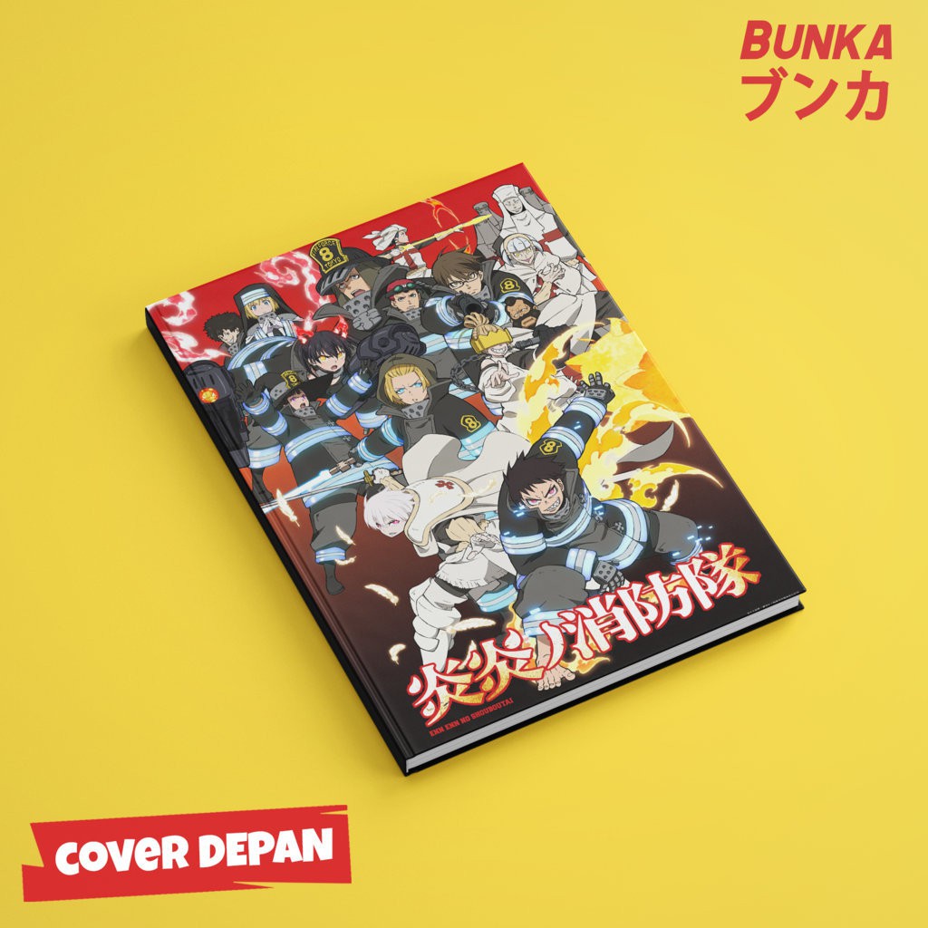 

Notebook Anime Fire Force E Hardcover A5 Buku Tulis Catatan Notes Agenda Planner Jurnal