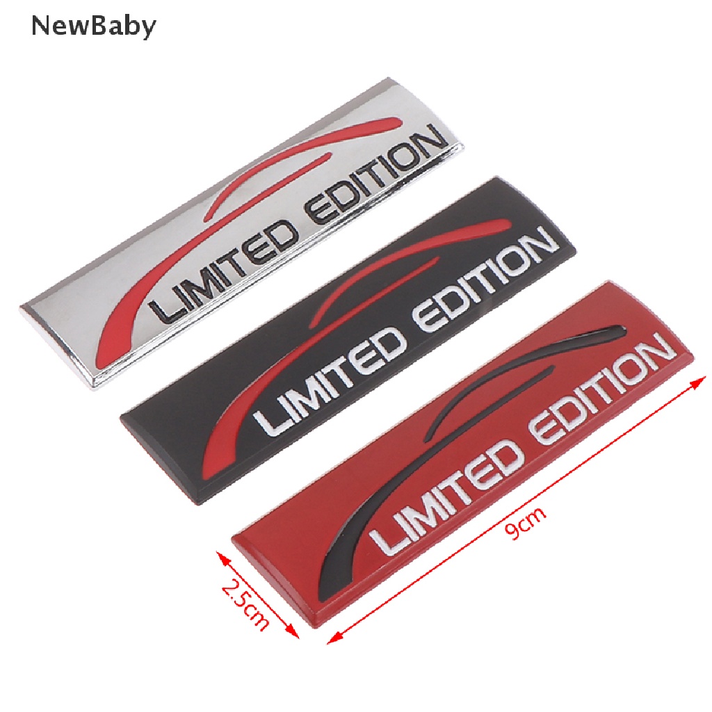 Stiker Logo Baby 3D Bahan Metal Warna Krom Untuk Mobil