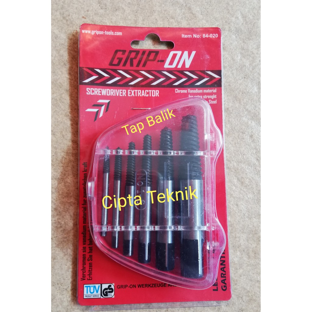 Tap Balik Grip On - Screw Extractor