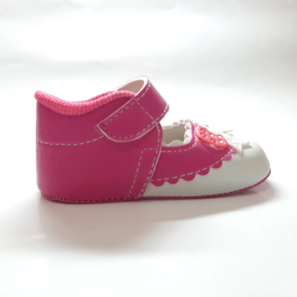 mandirishoestore-SEPATU BAYI PREWALKER PEREMPUAN 0-12 BULAN PITA 0-12 BULAN APY01