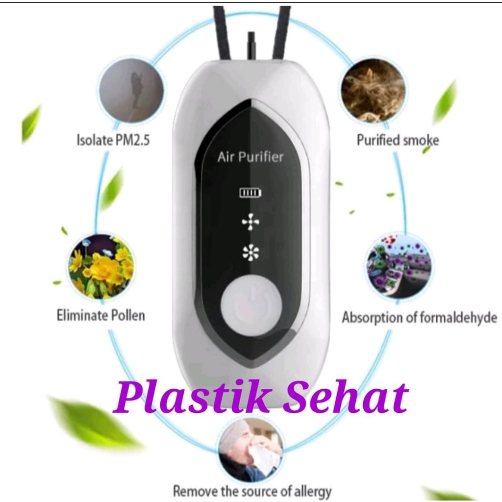 Portable Air Purifier Necklace Kalung Airpurifier Ionizer