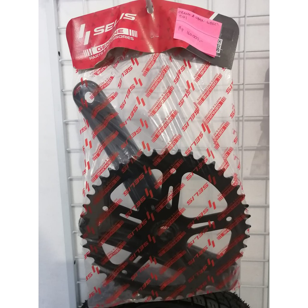 Chain wheel & Crank sepeda Selis EOI