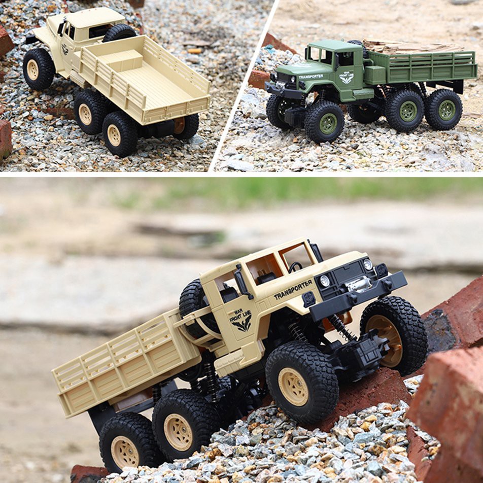 RC Military Truck JJRC Q-68 Q68 Q69 Q-69 Truk 1/18 Off Road 6WD