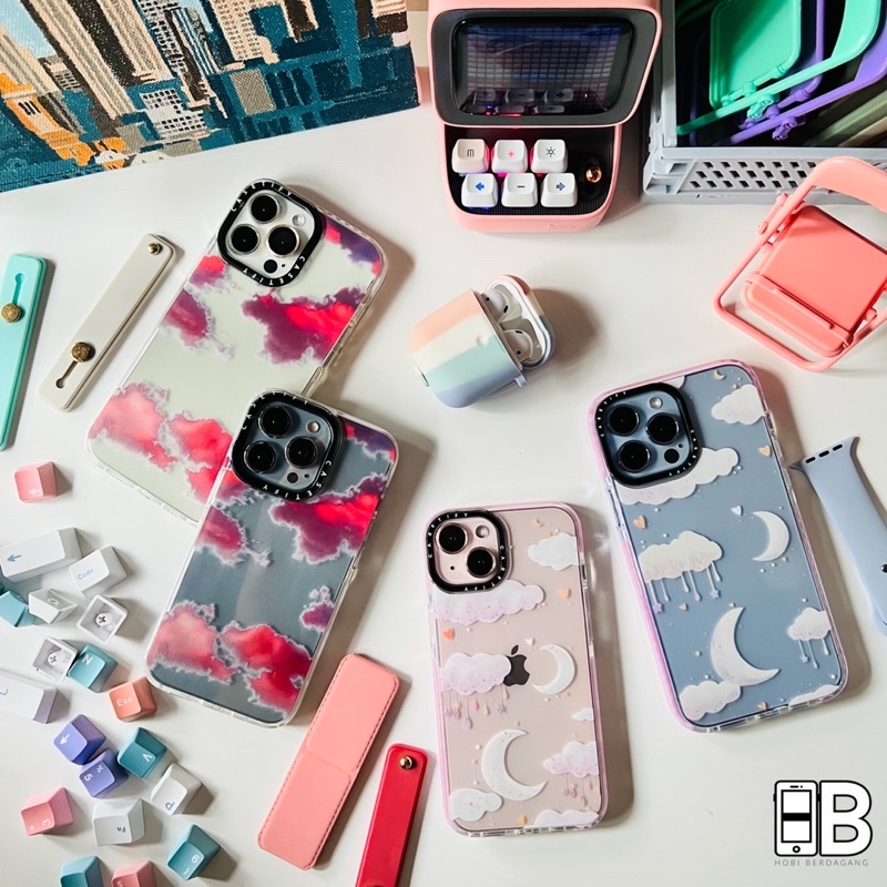 Casetify Dreamy Clouds Moon Case Awan Bintang iPhone 7 8 PLUS X XR XS 11 12 PRO MAX