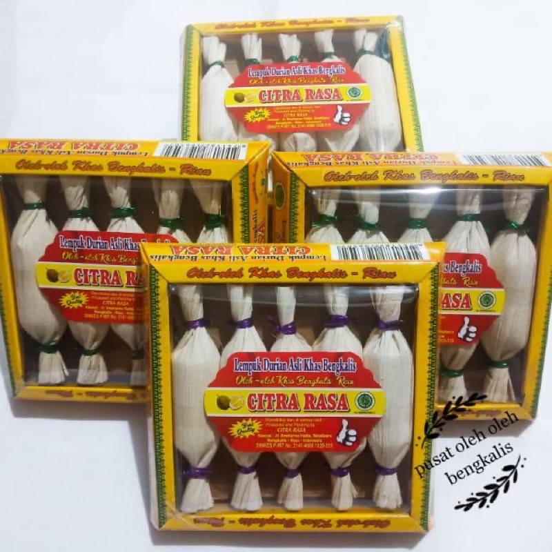 

Lempok Durian Asli Bengkalis Riau Citra Rasa isi 5 pcs - Lempuk Durian
