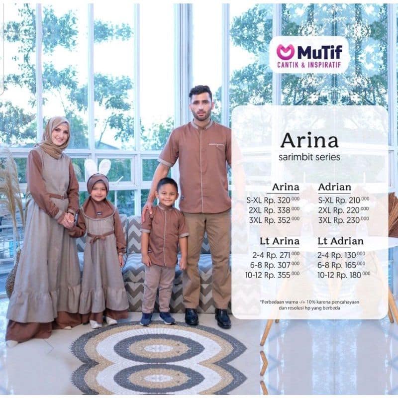 Sarimbit Mutif Arina Brown