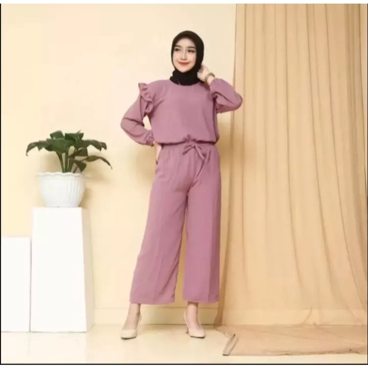 SET WANITA TERBARU KEKINIAN | BAJU + CELANA | RUBY SETELAN REMAJA &amp; DEWASA