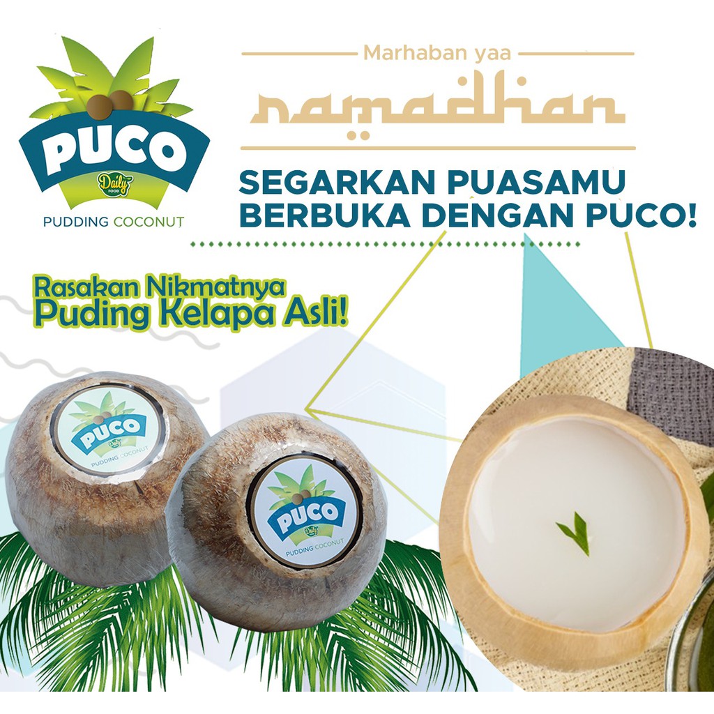 PUDING KELAPA ASLI PUCO PUDDING COCONUT DAILY FOOD