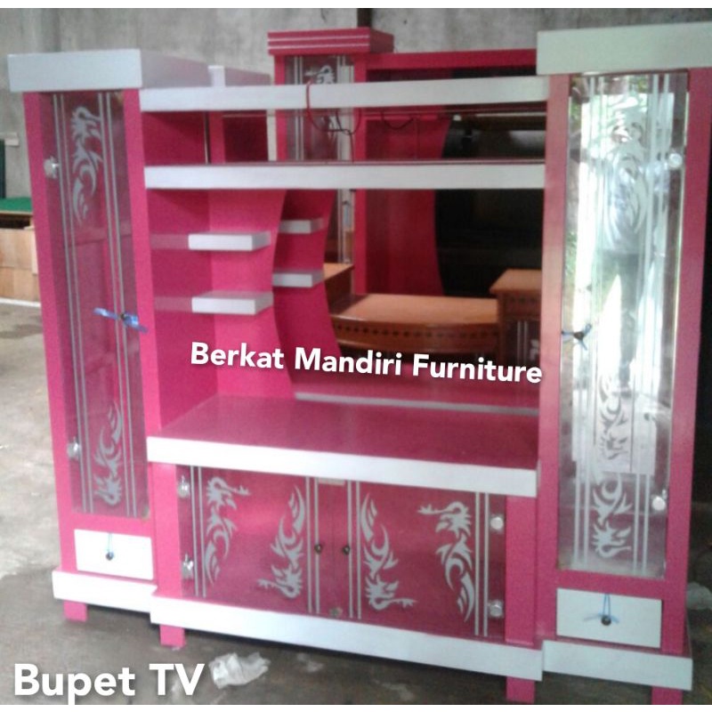 Bupet Tv Kaca/Lemari Tv Minimalis/Meja Kabinet Tv