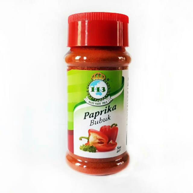 

Bumbu 113 Paprika Bubuk Powder Ground Paprika Bumbu Tabur Botol 40 gram