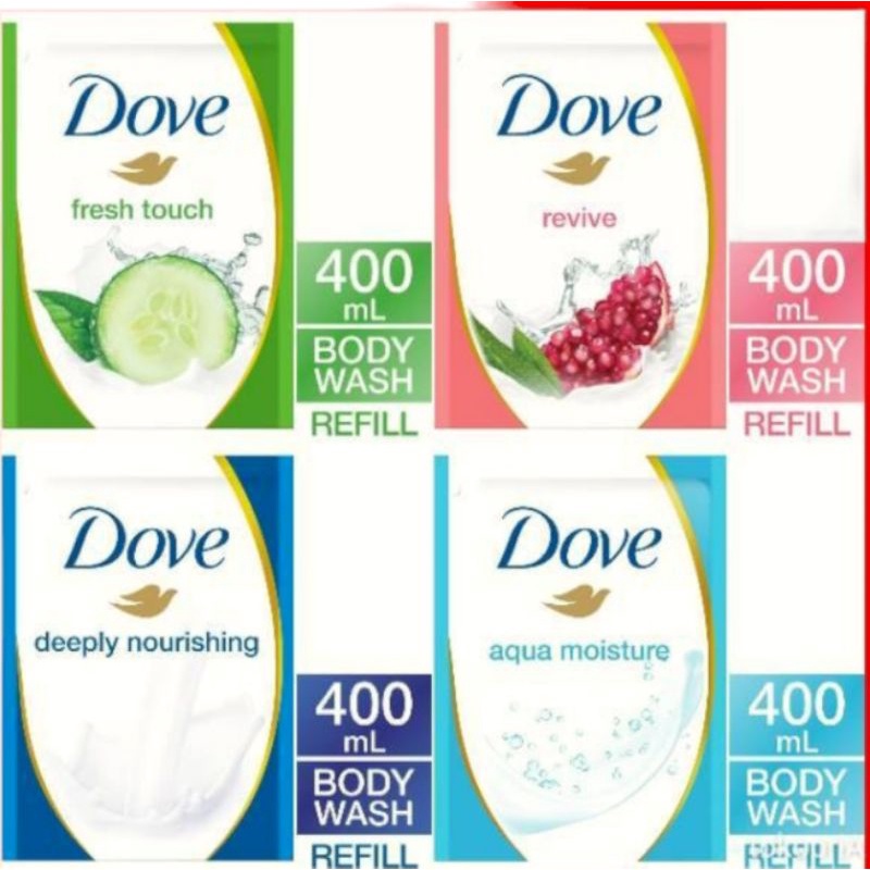 Dove Body Wash Refill 400ml