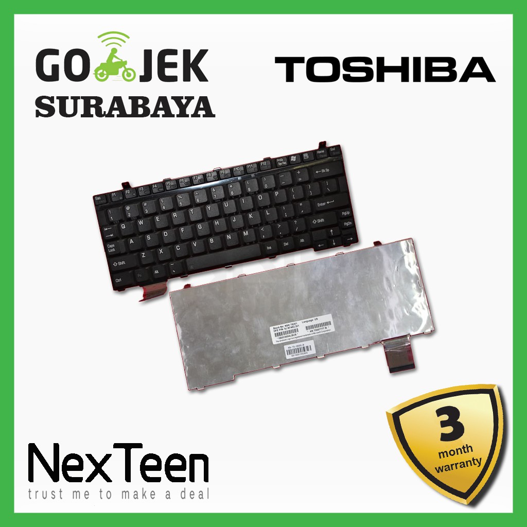 Original Keyboard Laptop baru untuk Toshiba Portege M700 M750 M780 Tecra M8