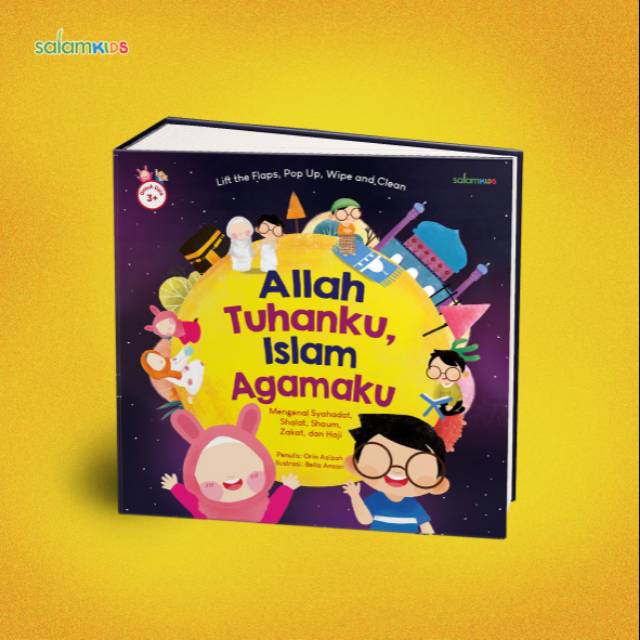 Allah Tuhanku Islam agamaku / pop up wipe clean book