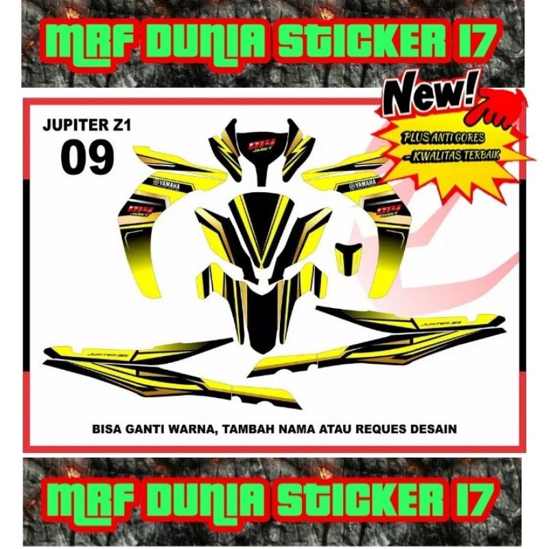Sticker decal Jupiter Z1 Full Body Striping Jupiter Z1 Sticker Jupiter Z1 Sticker Jupiter Z1 09