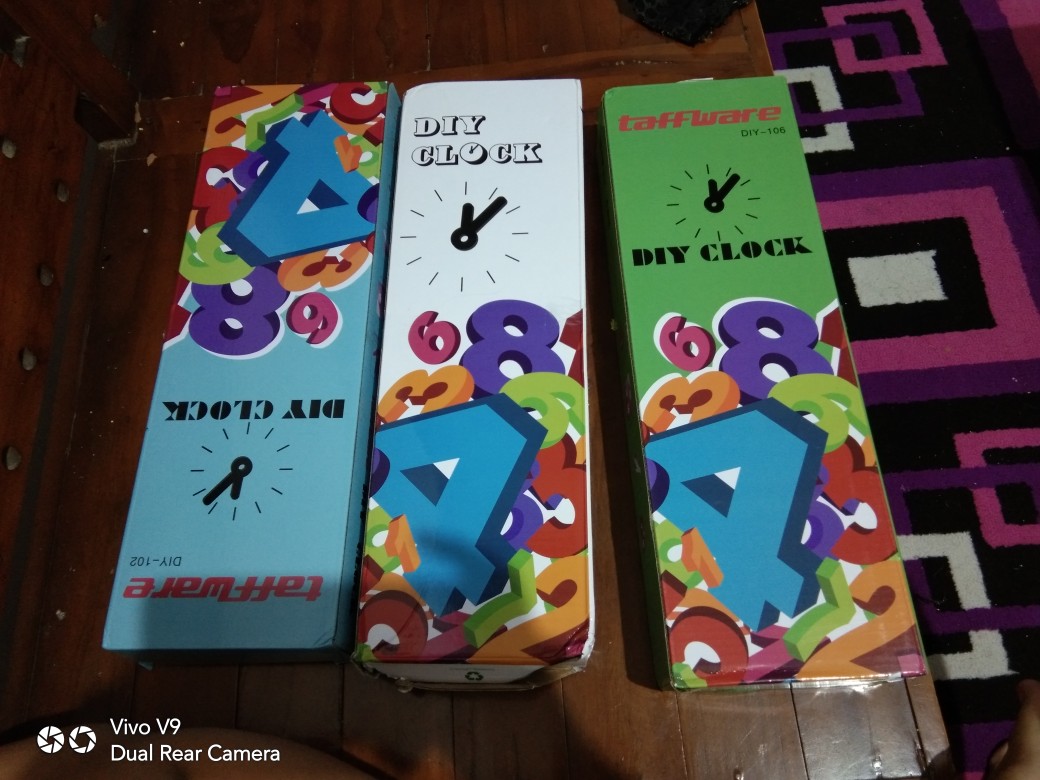 Jam Dinding Raksasa Diy 80-130cm Diameter - Diy 106